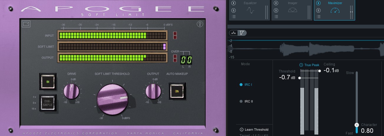 Apogee's soft clipping technology as a free plugin, 'Soft Limit' REVIEW - AUDIO PLUGIN NEWS