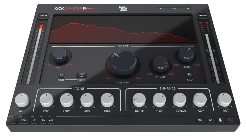 W.A. Productions launches KickShaper, which makes kicks thicker and harder - AUDIO PLUGIN NEWS