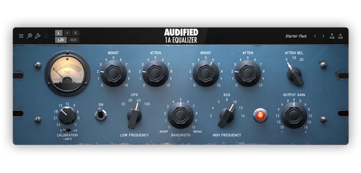 Audified announced the Pultec style emulation '1A Equalizer' - AUDIO PLUGIN NEWS