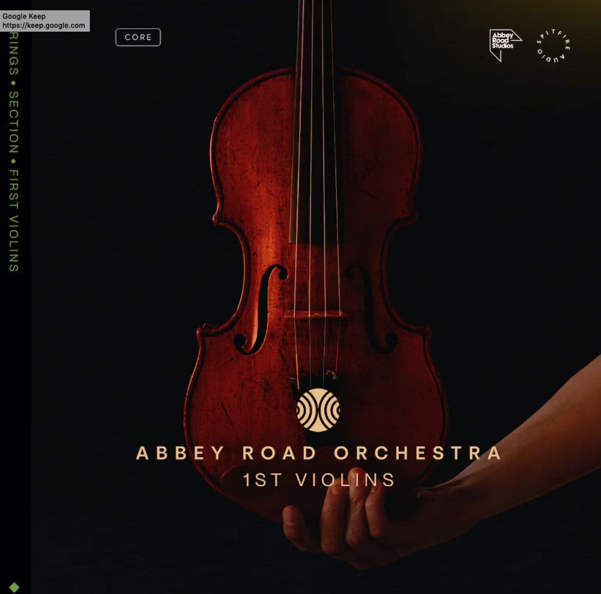 Spitfire Audio release the Abbey Road Orchestra: 1ST Violins virtual instrument - AUDIO PLUGIN NEWS