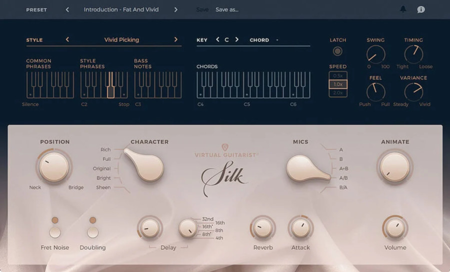 ujam's smooth virtual guitarlist 'SILK' plugin - AUDIO PLUGIN NEWS