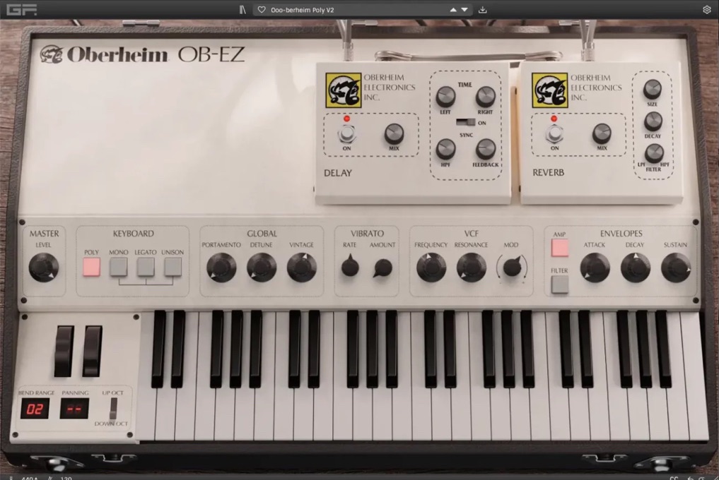 Simply Majestic! GForce Oberheim OB-EZ released - AUDIO PLUGIN NEWS