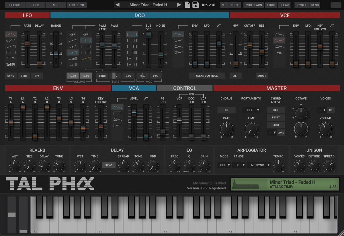 TAL-Pha: Emulating the Iconic Analog Synthesizer of the 80s - AUDIO PLUGIN NEWS