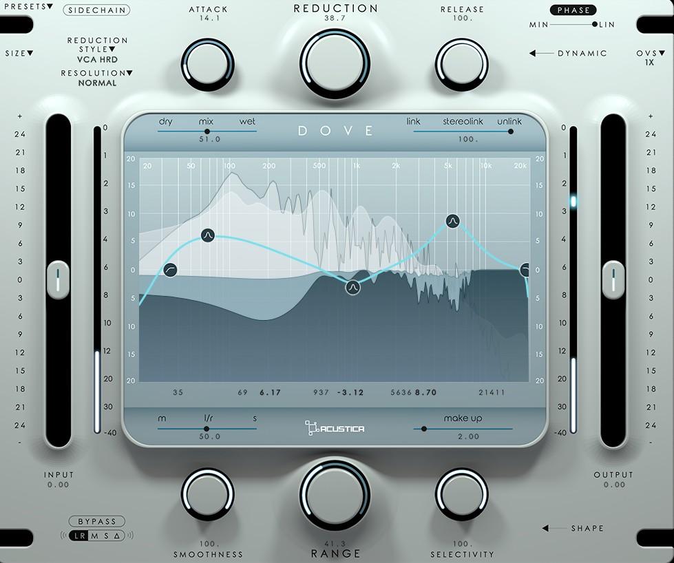 Acustica Audio DOVE Review 'Using El Rey as a Dynamic EQ?' - AUDIO PLUGIN NEWS