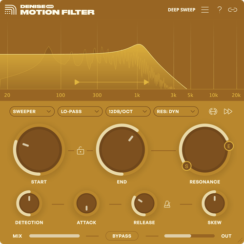 Denise Audio releases MOTION FILTER: A Filter Plugin to Bring Static Sounds to Life - AUDIO PLUGIN NEWS