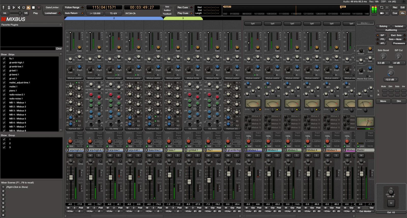 Mixbus 10 REVEIW: DAW equipped with SSL 9000 EQ - AUDIO PLUGIN NEWS