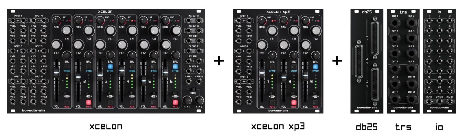 Boredbrain Music expands Xcelon mixer’s creative capabilities with DB25, TRS, and IO additions to Direct Multi-Channel Series of Eurorack modules - AUDIO PLUGIN NEWS