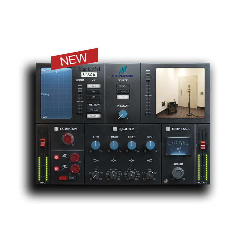 Experience Blackbird Studio A's Reverb on Your Computer with Kit Plugins' 'BB Chamber A' Plugin - AUDIO PLUGIN NEWS