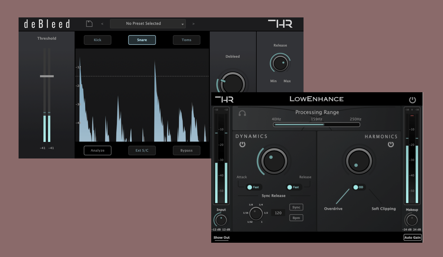 deBleed, LowEnhance - Solutions for Home Recording Users - AUDIO PLUGIN NEWS