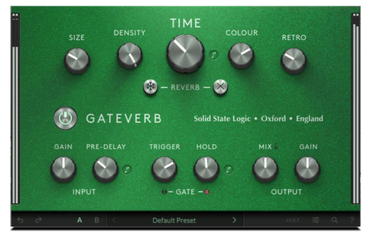 SSL released non-linear gated reverb plug-in 'GateVerb' - AUDIO PLUGIN NEWS