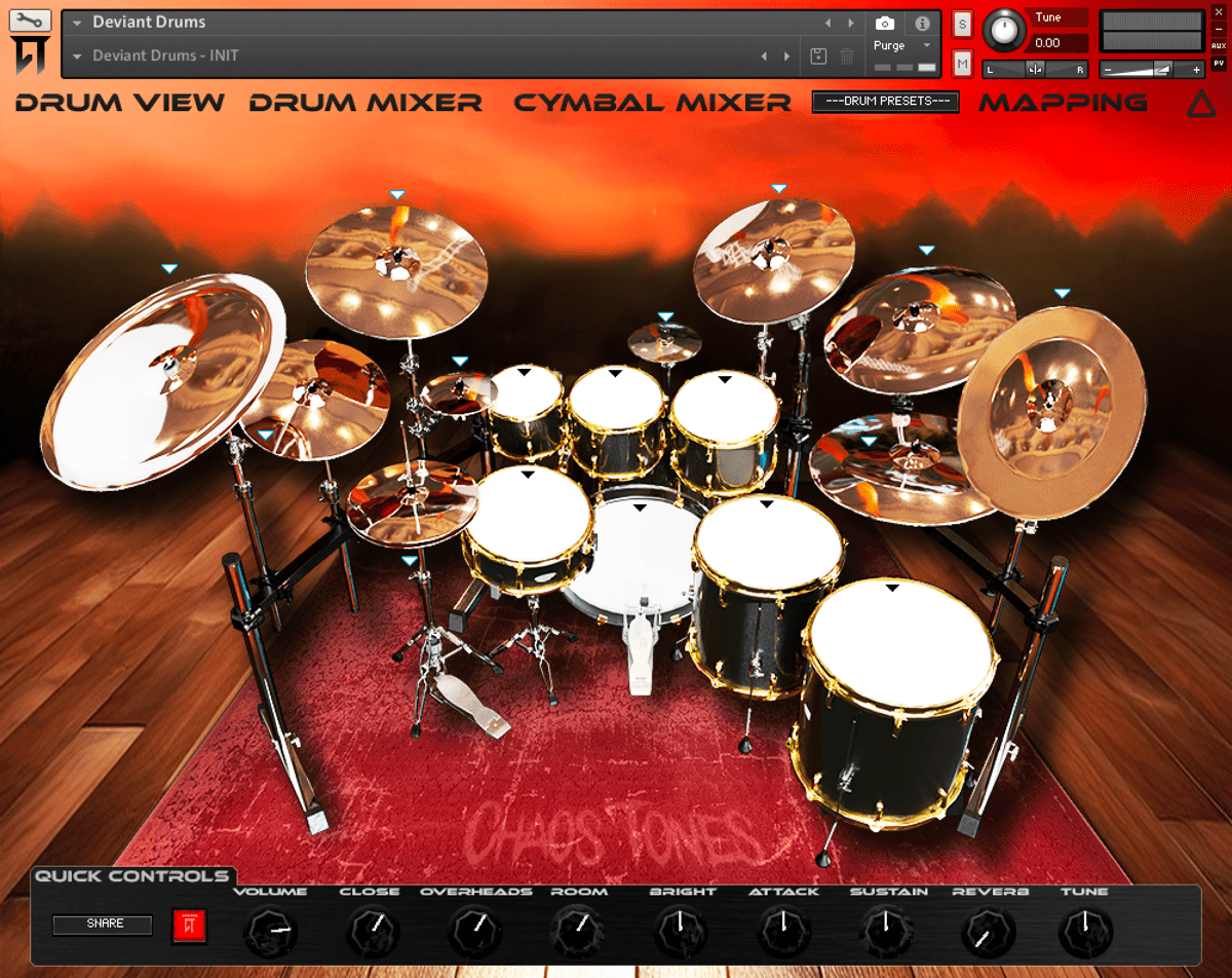 Chaos Tones Unleashes Deviant Drums Virtual Instrument - AUDIO PLUGIN NEWS