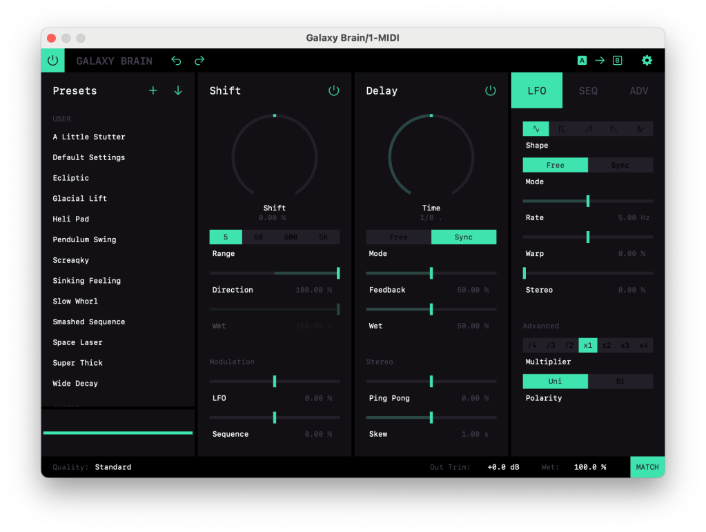 Sketch Audio Introduces Galaxy Brain: Frequency Shifter and Delay for Spatial Sound Design - AUDIO PLUGIN NEWS