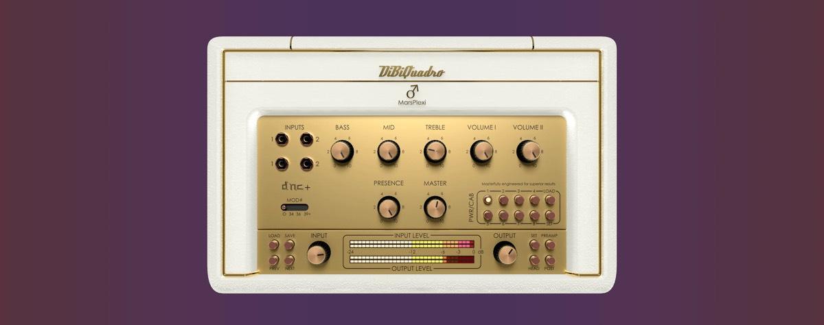 DiBiQuadro Unveils MarsPlexi: Classic British Amp Simulation - AUDIO PLUGIN NEWS