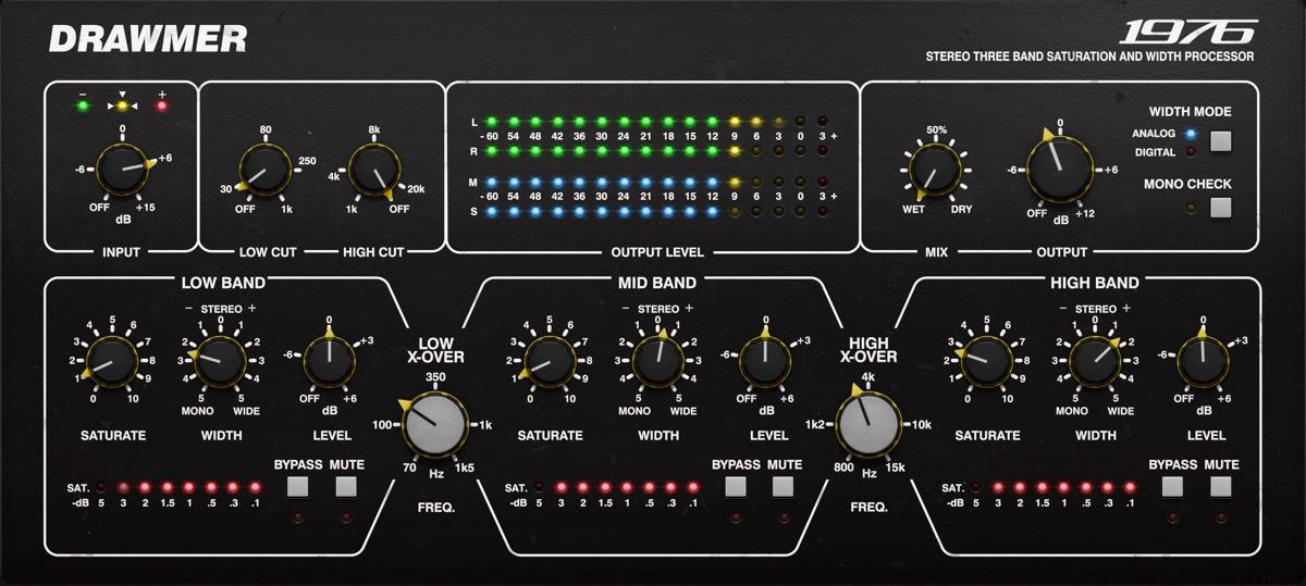 Softube Unveils Drawmer 1976: Three-Band Saturation Processor - AUDIO PLUGIN NEWS