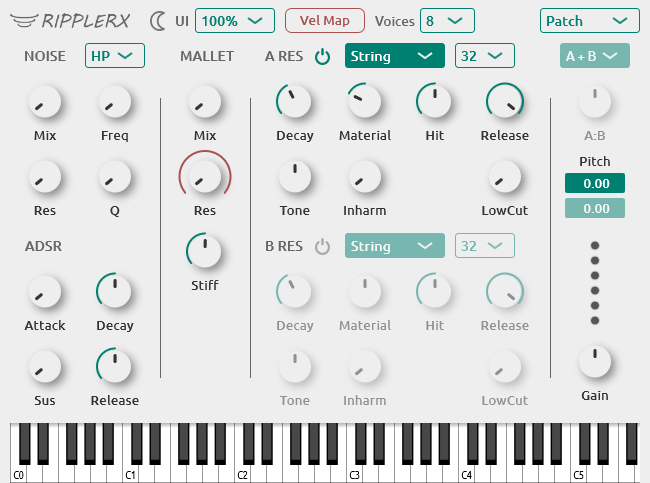 RipplerX: Open-Source Physical Modeling Synthesizer Released - AUDIO PLUGIN NEWS