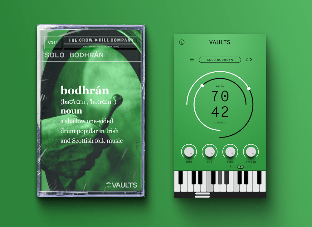 The Crow Hill Company Releases VAULTS - SOLO BODHRÁN: Free Irish Frame Drum Library - AUDIO PLUGIN NEWS