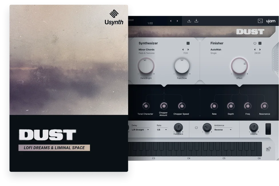 UJAM Releases Usynth DUST for LoFi and Liminal Soundscapes - AUDIO PLUGIN NEWS