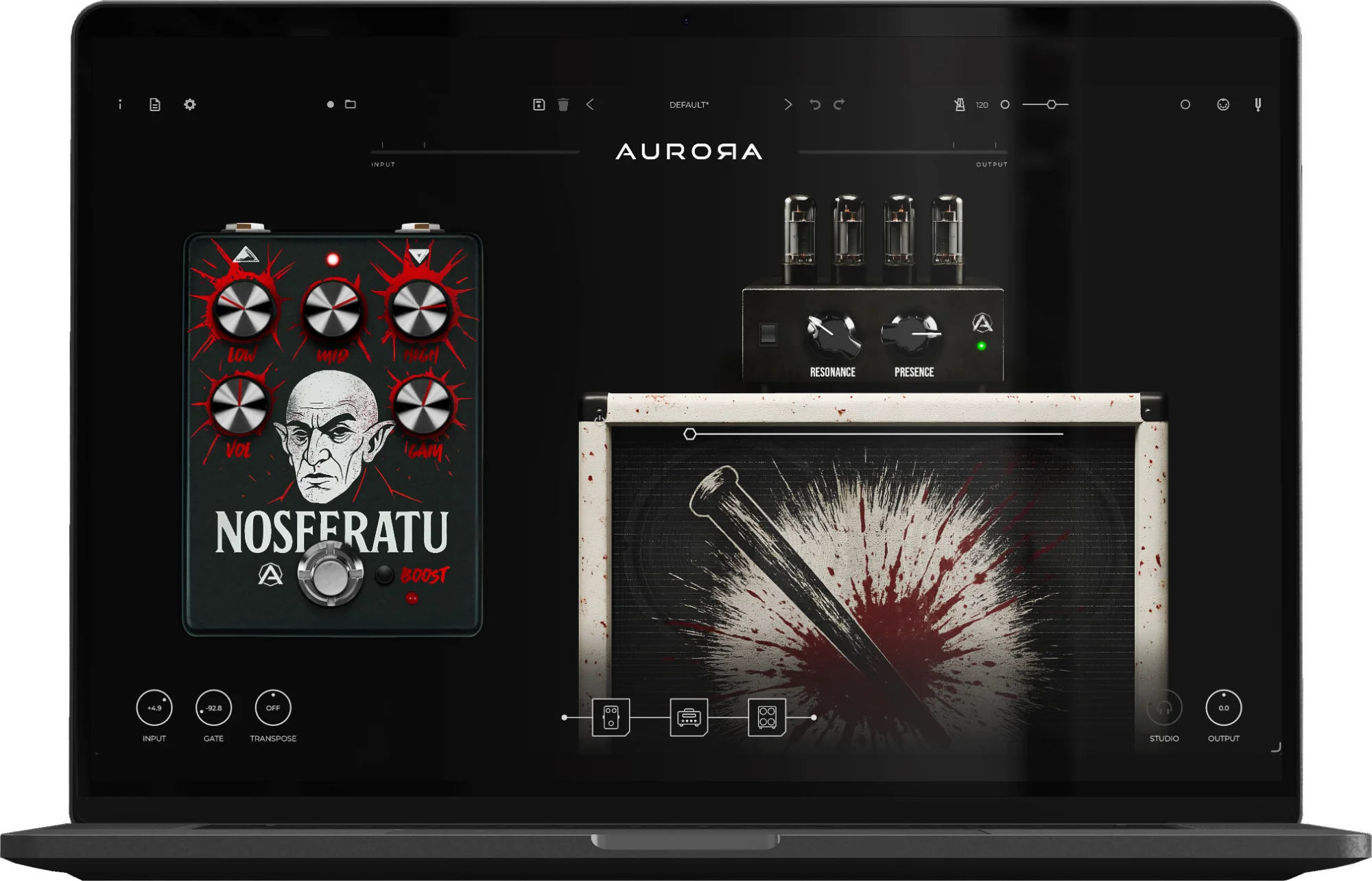 Nosferatu: High-Gain Preamp Plugin from Aurora DSP - AUDIO PLUGIN NEWS