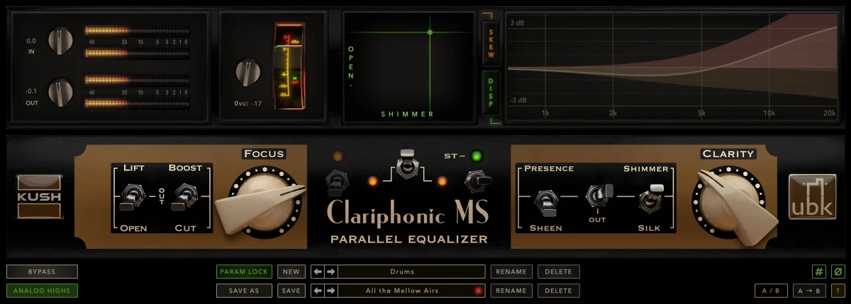 Kush Audio Releases Clariphonic MK3 Mastering EQ Plugin - AUDIO PLUGIN NEWS