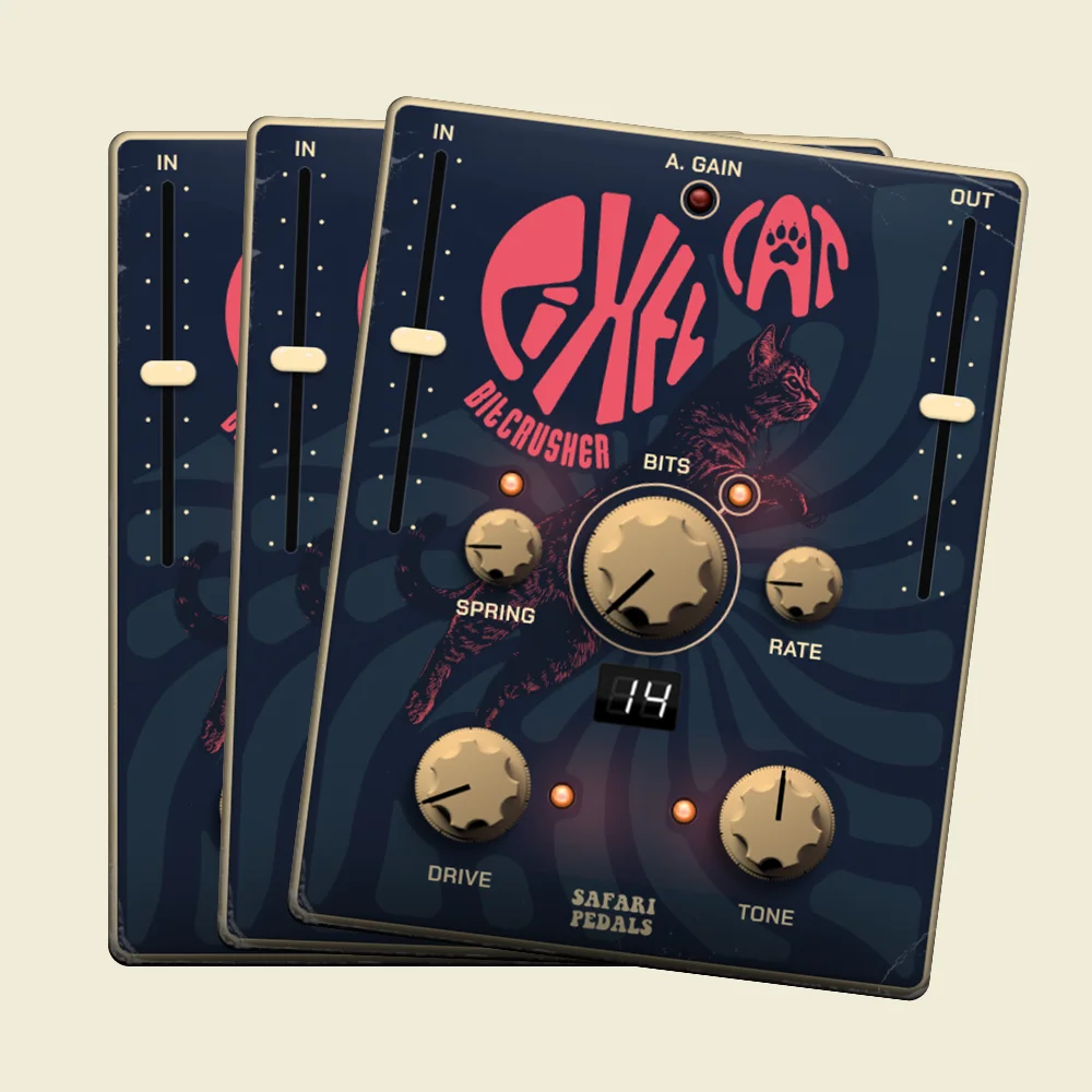 Safari Pedals Releases Pixel Cat Lo-Fi Bitcrusher Plugin - AUDIO PLUGIN NEWS