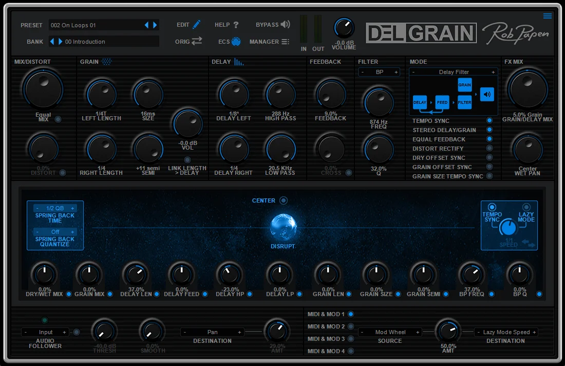 Rob Papen Releases DelGrain Granular Delay Plugin - AUDIO PLUGIN NEWS