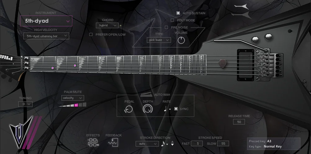 Prominy Unveils V-METAL 2 Dark-Powered Electric Guitar Instrument - AUDIO PLUGIN NEWS