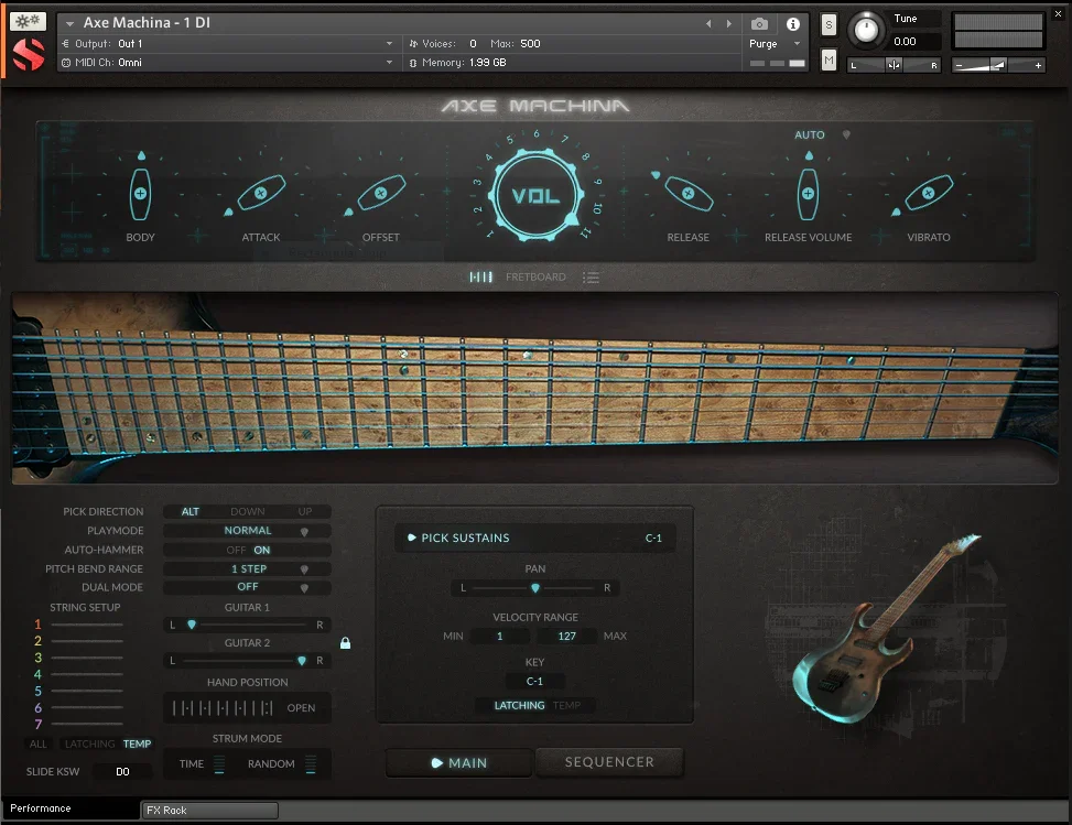 Soundiron Releases Axe Machina 7-String Metal Guitar Library - AUDIO PLUGIN NEWS