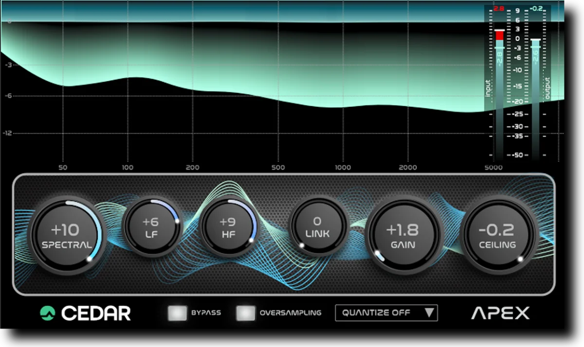 CEDAR Audio Unveils APEX Adaptive Limiter with Spectral Processing - AUDIO PLUGIN NEWS