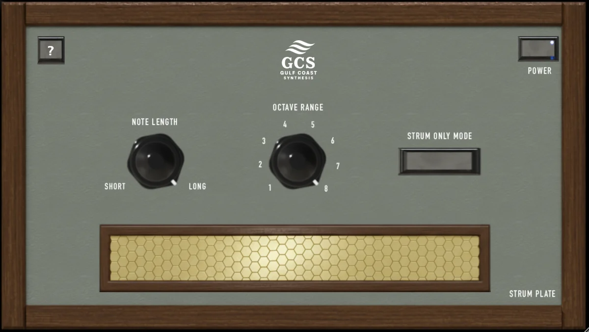 Gulf Coast Synthesis Releases Free Strum Plate MIDI Effect Plugin - AUDIO PLUGIN NEWS